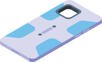 Modern case icon isometric vector. Smartphone cover. Mobile accessory