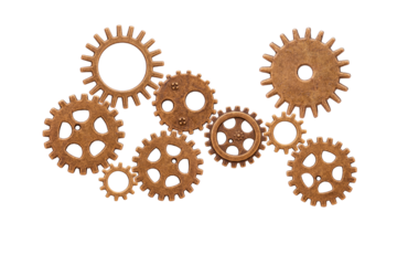 Zahnräder bilden ein Team
