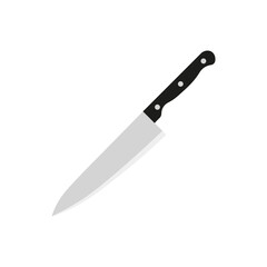 Kitchen knife icon. Vector illustration. 