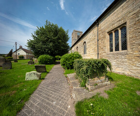 Glentworth, Lincolnshire UK, June 2020, view of St Michaels Church Glentworth