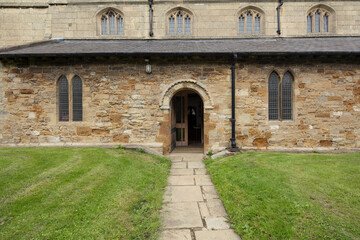 Fototapeta na wymiar Immingham, Lincolnshire UK, June 2020, view of St Andrews Church Immingham