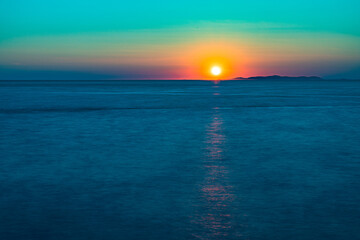 Obraz na płótnie Canvas wunderschöner Sonnenuntergang 