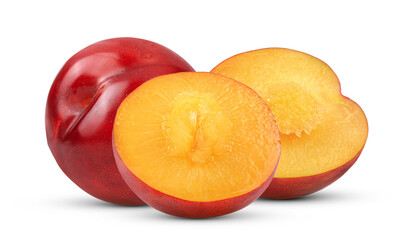 Plum isolated on transparent png