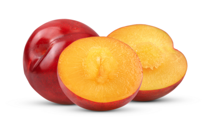 Plum isolated on transparent png
