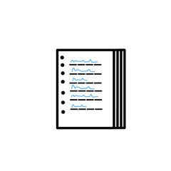 Simple Set of Documents Related Vector Line Icons