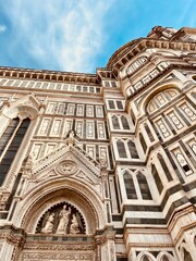 Detail der Kathedrale Santa Maria del Fiore, Florenz, Italien