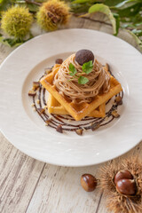 マロンワッフル