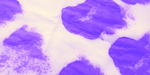 Color Splotch. Purple Rabbit Fur. White Cow Fur. Tropical Animals Watercolor. Dairy Cow Pattern....