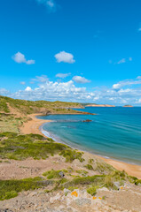 Cavalleria Beach in Menorca, Spain.