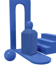 Transparent Perfume Bottle Image