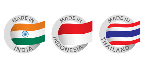 Made in India, Thailand and Indonesia