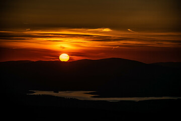 Babia góra sunset