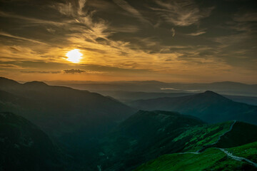 sunset tatry