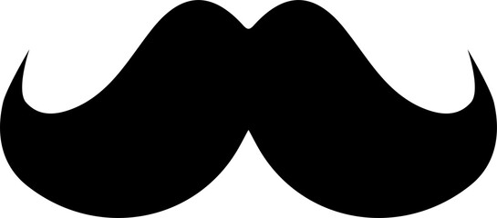 Hipster mustache icon - obrazy, fototapety, plakaty