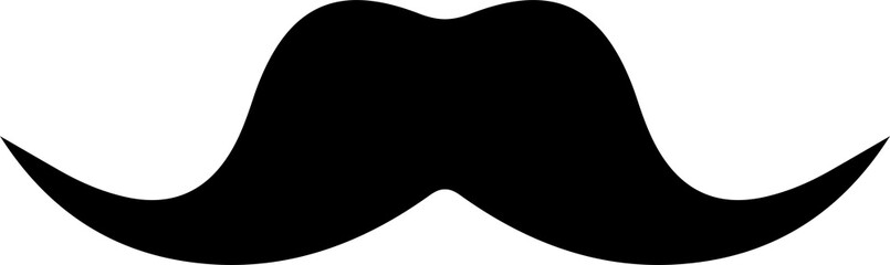 Hipster mustache icon