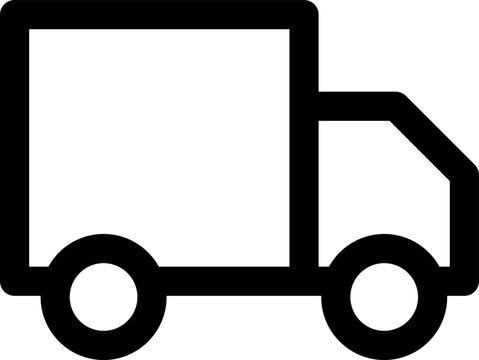 Truck Icon Vector Image Or Sign.