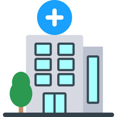 Fototapeta premium Hospital Icon