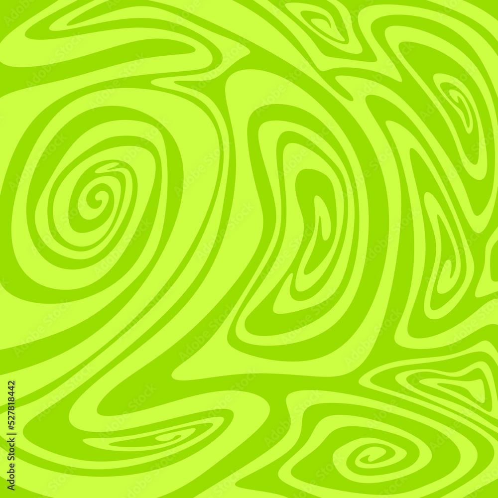 Poster abstract background with hypnotic wavy lines pattern