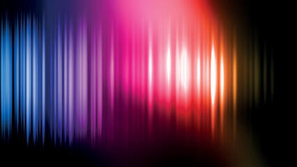Abstract Glowing Colorful Lines Vector Background