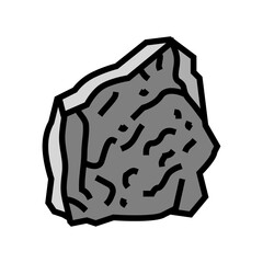 granite stone rock color icon vector. granite stone rock sign. isolated symbol illustration