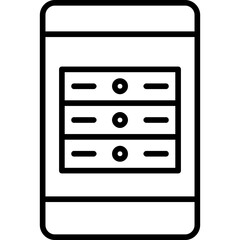 Mobile App Server Icon