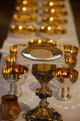 Fototapeta na wymiar Eucharist table.