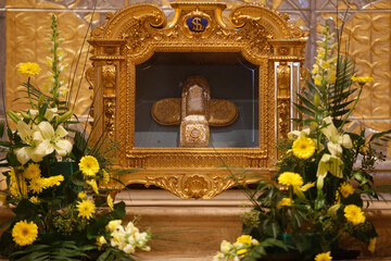 Reliquary in St Louis's cathedral, Versailles.