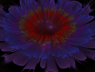 Obraz premium Imaginatory fractal abstract background Image