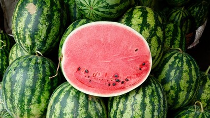 Exotische Fr&uuml;chte und Gem&uuml;se von einem asiatischen Markt