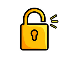 Lock icon, Private icon, Lock symbol, Lock sign, Unlock icon, Lock element
