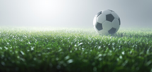 Football soccer ball on grass © Photocreo Bednarek