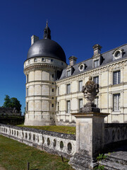 Fototapeta na wymiar château de Valençay dans l'Indre en France