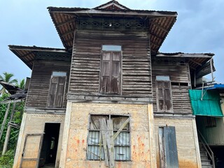 old wooden house