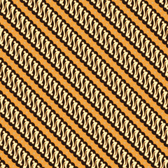 WIndonesian traditional batik seamless pattern, Indonesian cultural pattern.