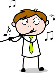 cartoon child vector illustration with 2d 