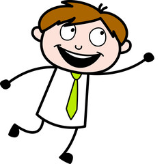 cartoon child vector illustration with 2d 