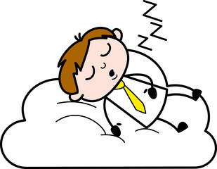 child sleeping on the bed