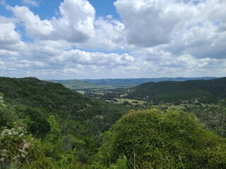 view of the mountains