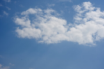 blue sky with clouds