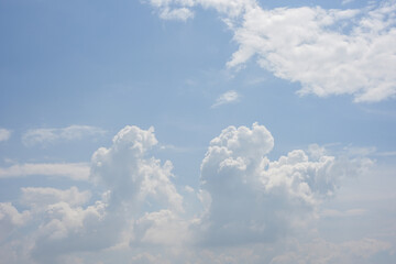 blue sky with clouds