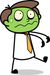 funny frog character