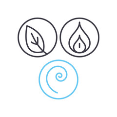 ayrvecic medicine line icon, outline symbol, vector illustration, concept sign