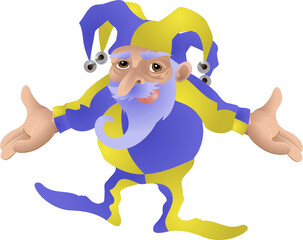 Funny Jester illustration