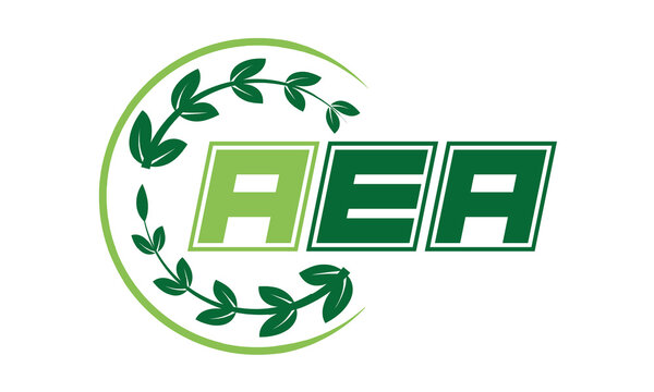 AEA Three-letter natural logo design, vector template. | monogram logo | abstract logo | wordmark logo | font logo | lettermark logo | business logo | brand logo |