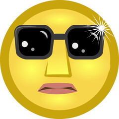 Naklejka premium Emoticon