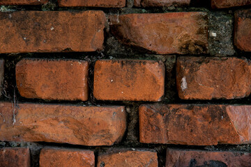 Old brick wall. Bricks background.