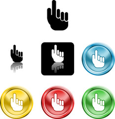 hand icon symbol