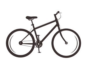 Fototapeta premium Bicycle silhouette vector