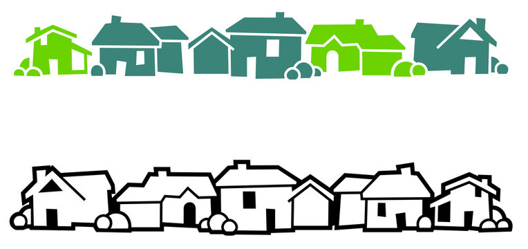 real estate border design with variation