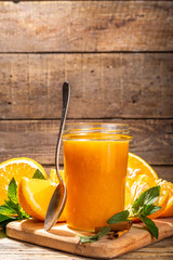 Homemade orange jam